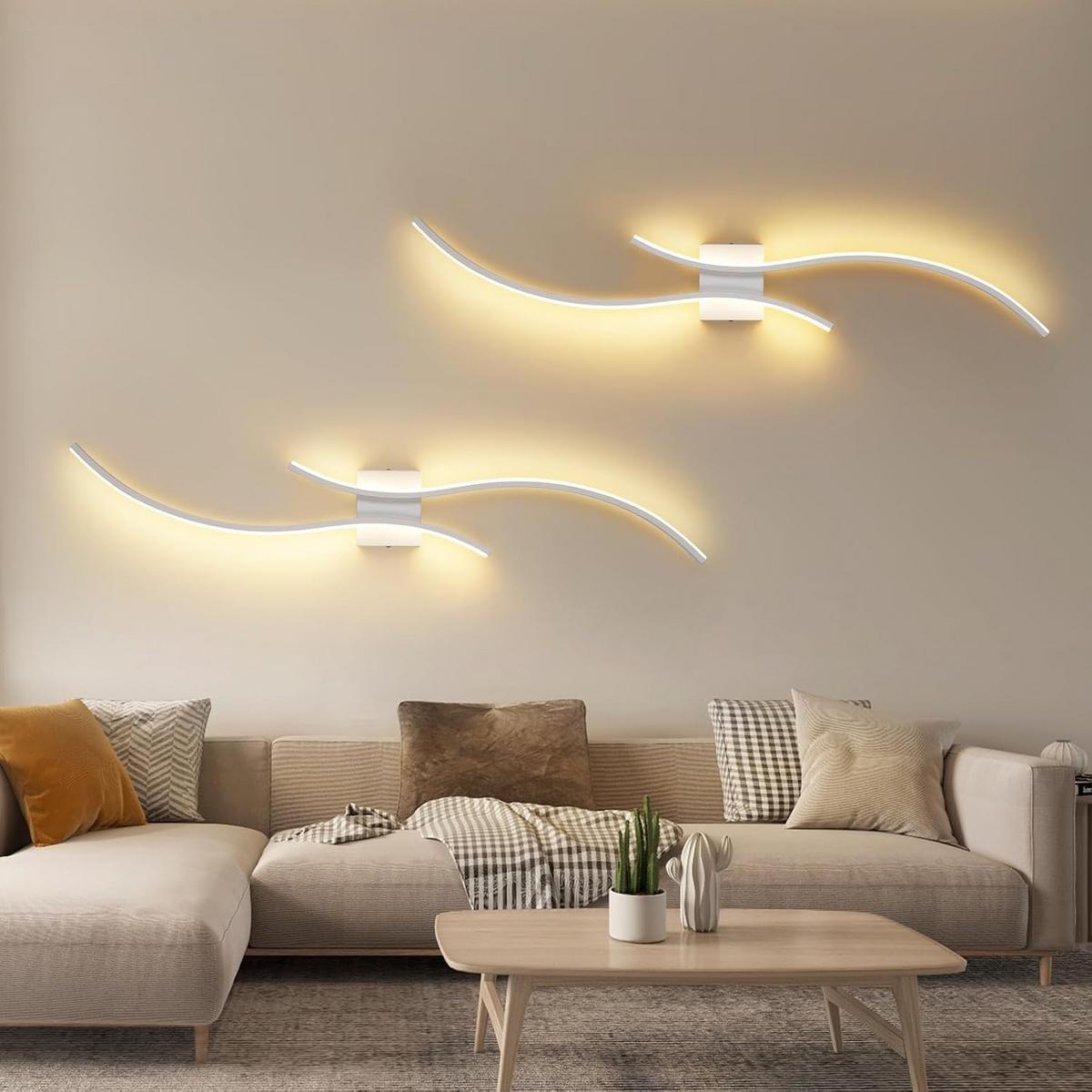 LED-WANDLEUCHTE Hellor 101.5/13.5/4.9 cm - Weiß, Metall (13.5/4.9/101.5cm) - ZMH