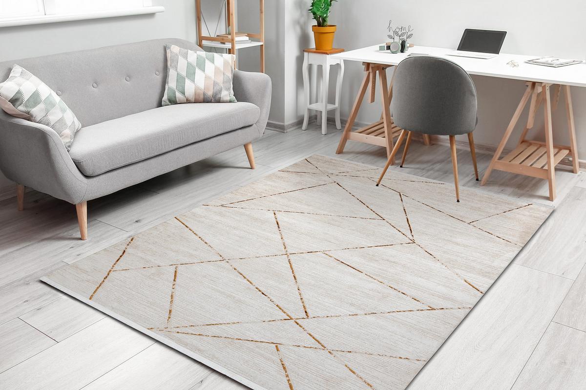 TEPPICH Duke 120/170 cm - Creme, Textil (120/170cm) - rugsX