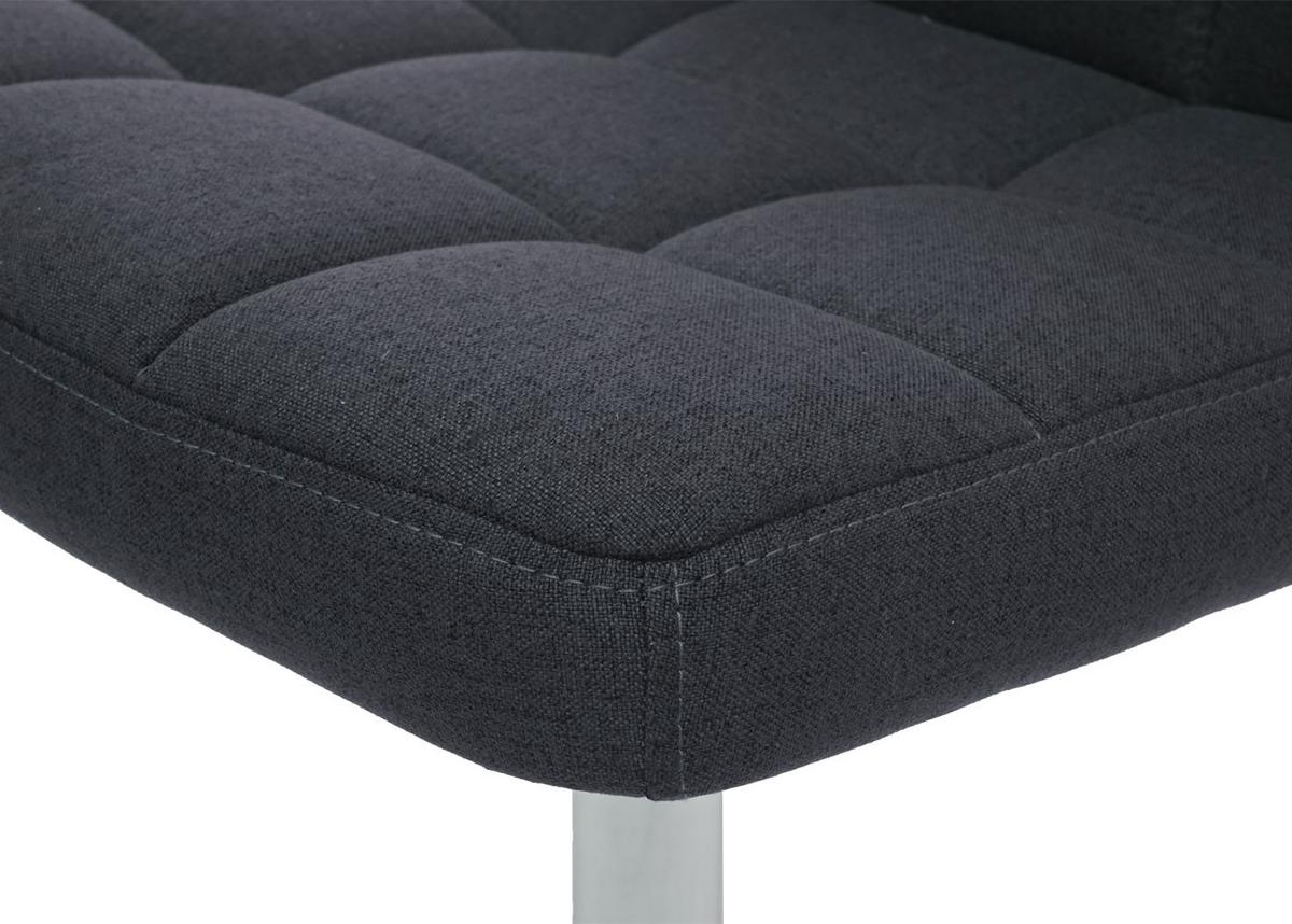 ESSZIMMERSTUHL Anthrazit - Dunkelgrau/Anthrazit, Textil (45/78/48cm) - MCW