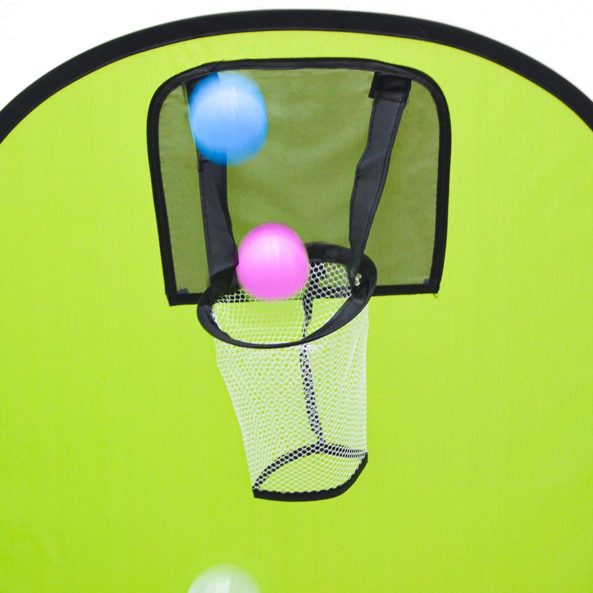 Littletom BÄLLEBAD-BASKETBALL-KORB mit 300 Pastellfarbenen Bällen