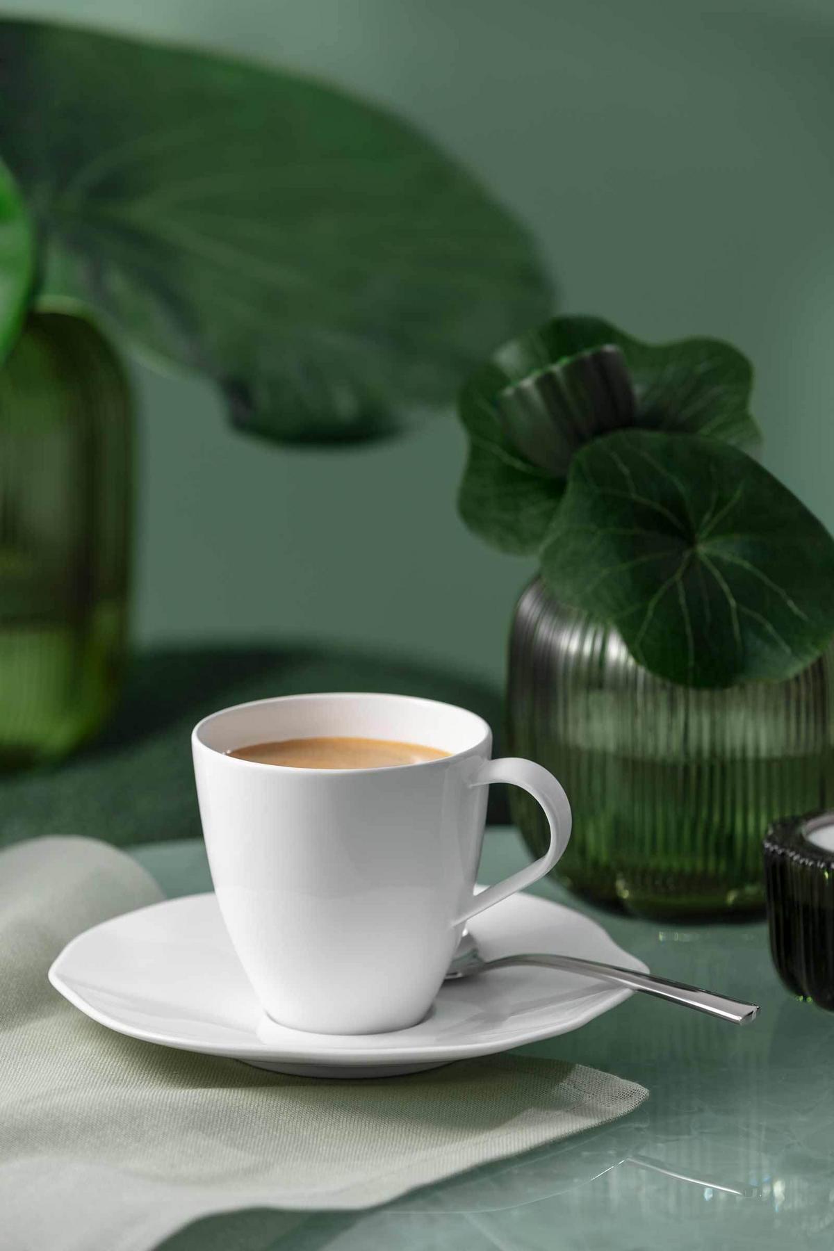 KAFFEESERVICE Pura weiß 18-tlg. - Weiß, Keramik (2/2/2cm) - Villeroy & Boch