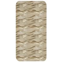 BADEMATTE Wellen - Muster - Gold 60x120 cm - Messingfarben, Textil (60/120cm) - OnlyWow