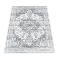 KURZFLORTEPPICH Waschbar, orientalisch im Vintage-Stil, Grau, 80 x 150 cm - Grau, Textil (150/80cm) - KADIMA DESIGN