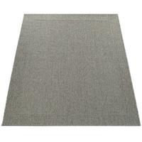 FLACHWEBTEPPICH, mit Bordüre, Grau, 120 x 170 cm - Grau, Textil (170/120cm) - KADIMA DESIGN