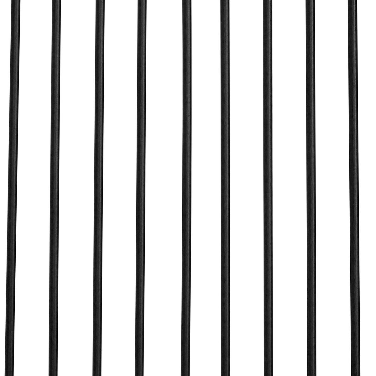 BARSTUHL 2er-Set Metall Schwarz Pensacola - Schwarz, Metall (49/99/49cm) - Beliani