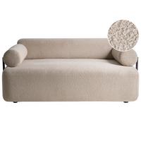 2-SITZER-SOFA Bouclé Beige Elva - Beige, Textil (170/74/100cm) - Beliani
