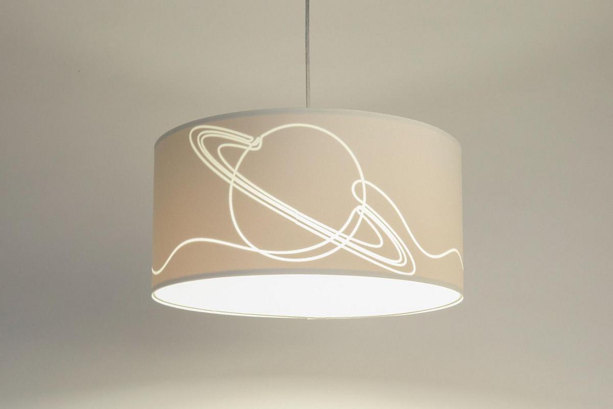 HÄNGELEUCHTE Weiß 70/100 cm - Beige/Weiß, Kunststoff (30/1.2/100cm) - ONZENO
