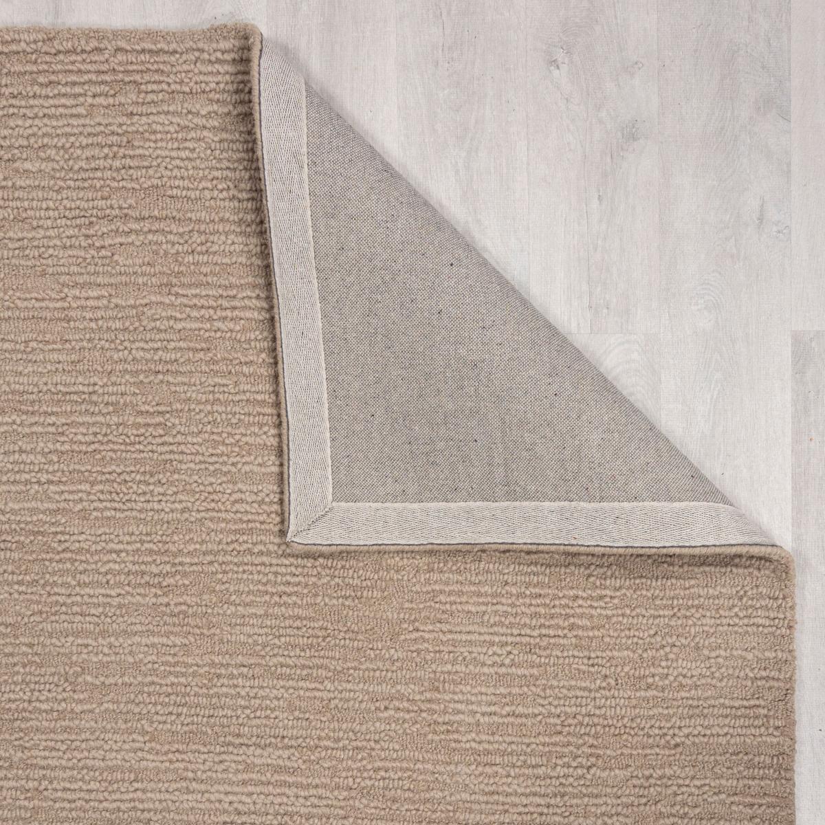 WOLLTEPPICH ALNE, einfarbig, Natur, 120 x 170 cm - Beige, Textil (170/120cm) - KADIMA DESIGN
