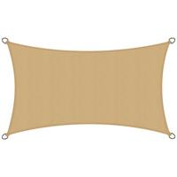 SONNENSEGEL SolVision PS9 200/400 cm rechteckig Sand PE - Sandfarben, Kunststoff (400/200cm) - Sol Royal
