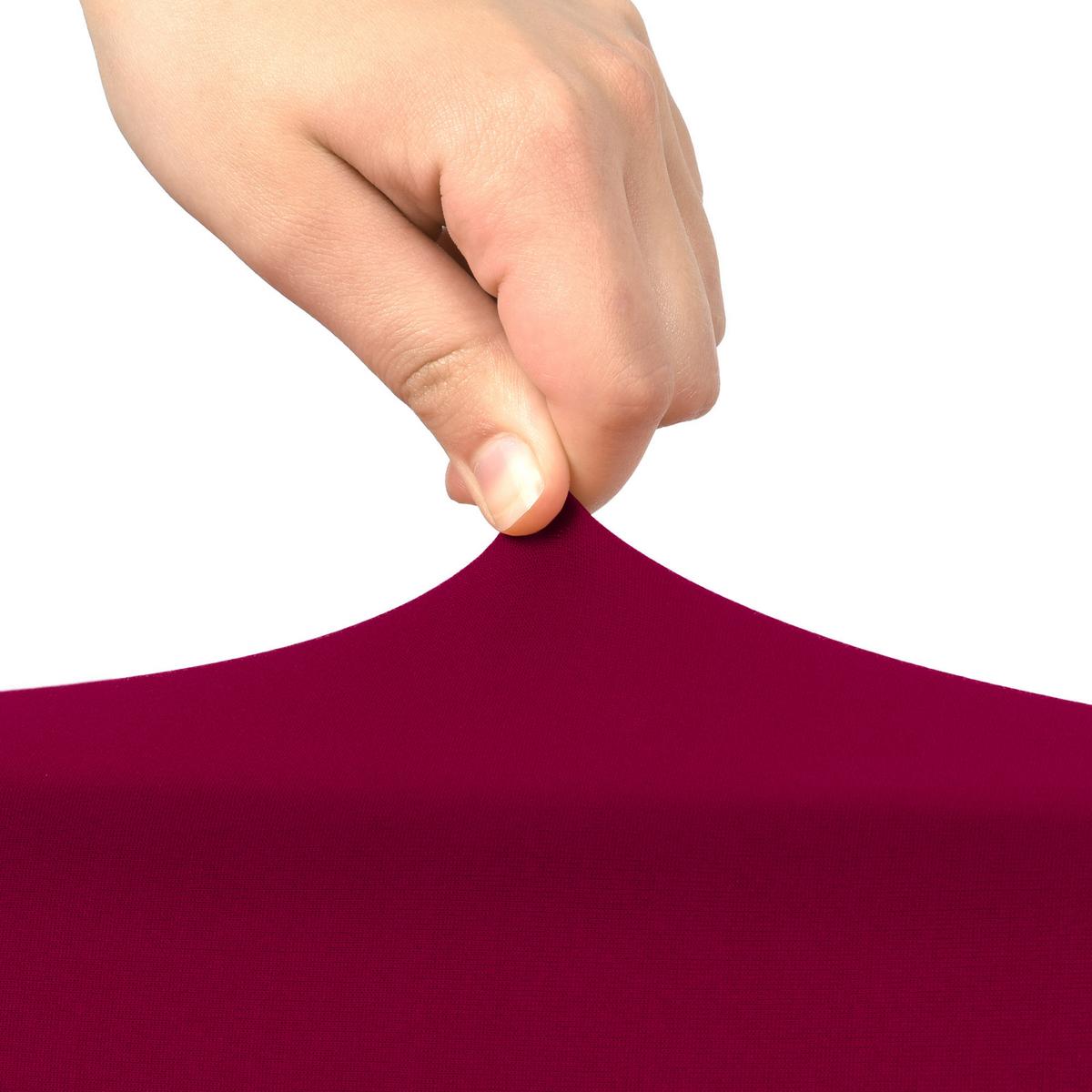 BIERTISCHHUSSE Victoria 70cm Stretch Bordeaux (3tlg) - Bordeaux, Textil (70/220cm) - Beautissu 