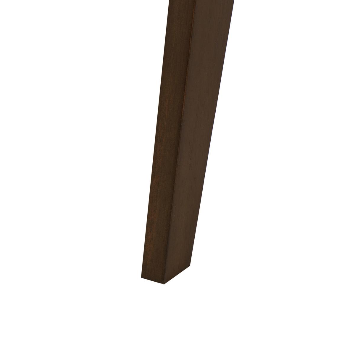 ESSZIMMERSTUHL 2er-Set Holz Dunkelbraun/Hellbeige Ava - Beige, Holz (55/85/62cm) - Beliani