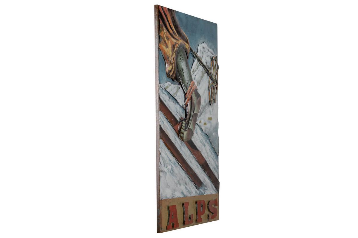 METALLBILD Braun 60/90 cm - Braun, Metall (4.2/90cm) - KUNSTLOFT