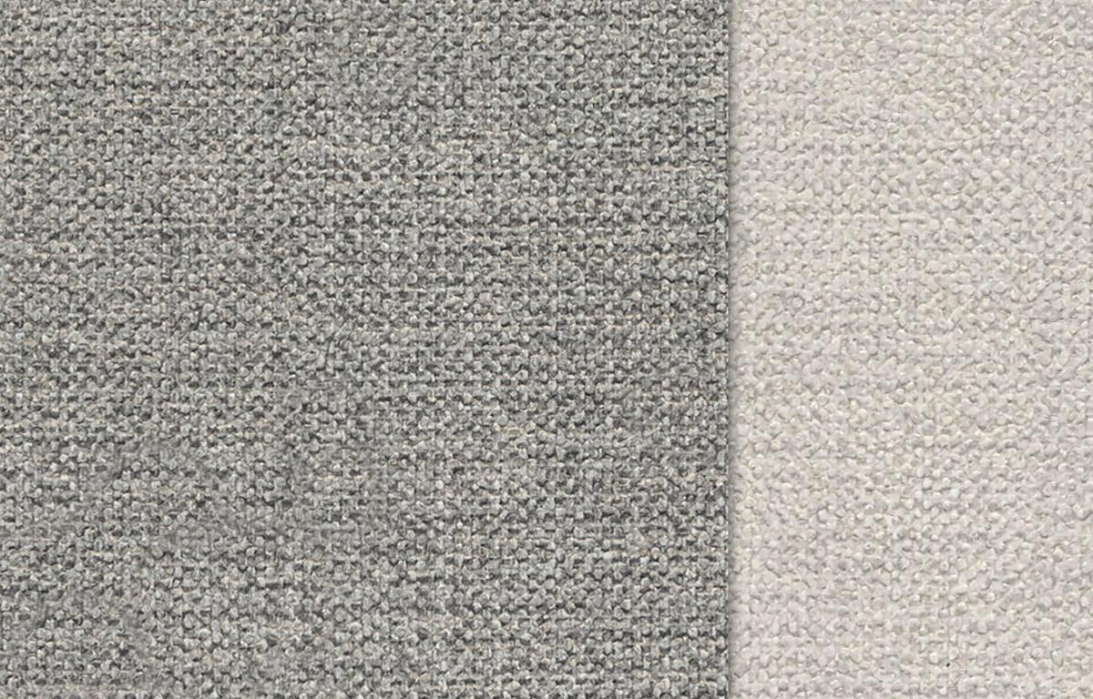 SOFA OTTO 2-Sitzer, grau - Schwarz/Grau, Holz/Textil (171/89/98cm) - Wozimo
