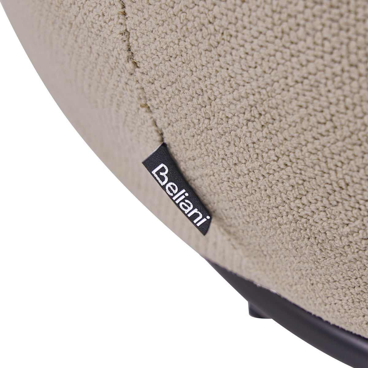 DREHSESSEL Taupe Vammala - Taupe, Textil/Metall (73/69/82cm) - Beliani