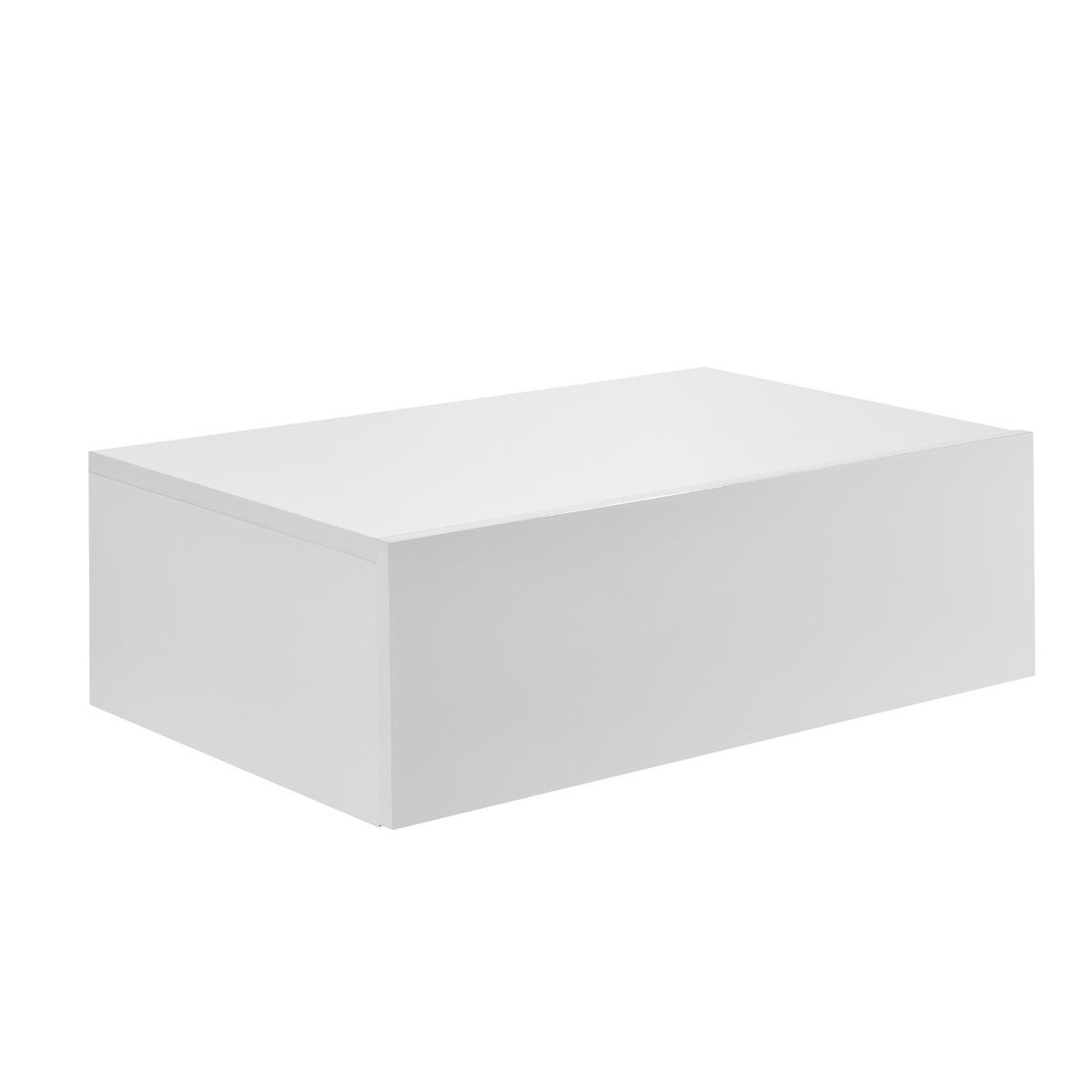 WANDREGAL Oslo - Weiß, Holzwerkstoff (46/15/30cm) - [en.casa]