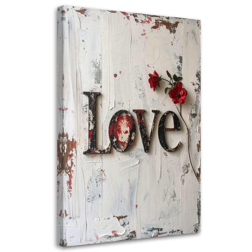 LEINWANDBILD Inschriften und Zitate 30x45cm - Weiß, Textil (30/45cm) - Feeby