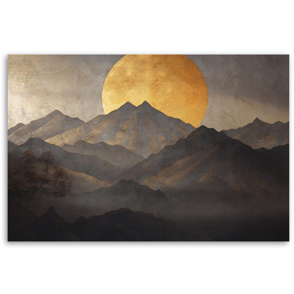 KUNSTDRUCK Gelb 120/80 cm - Gelb, Textil (120/80cm) - KUNSTLOFT