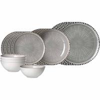 EINSTEIGER-SET Natura Grau 16-tlg. - Grau, Keramik (2/2/2cm) - Ritzenhoff Breker