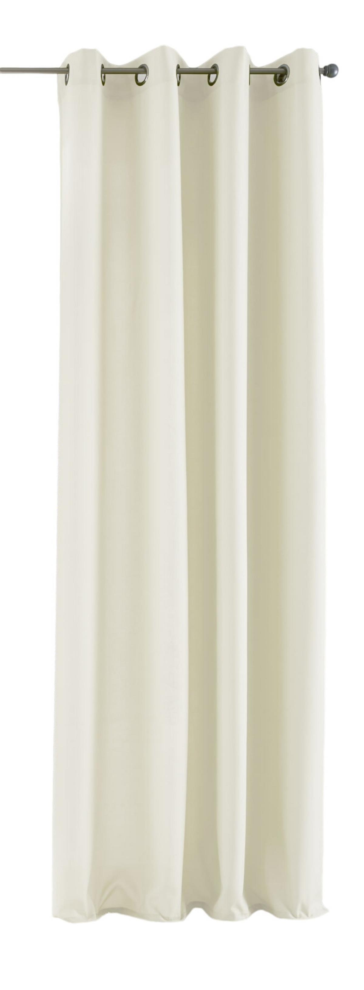 VORHANG PALERMO HxB 245x140 cm Creme - Creme, Textil (140/245/1cm) - Gardinenbox