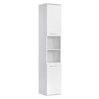 BAD HOCHSCHRANK Der Kapitän - Weiß, Holzwerkstoff (33/180/34cm) - Mokebo