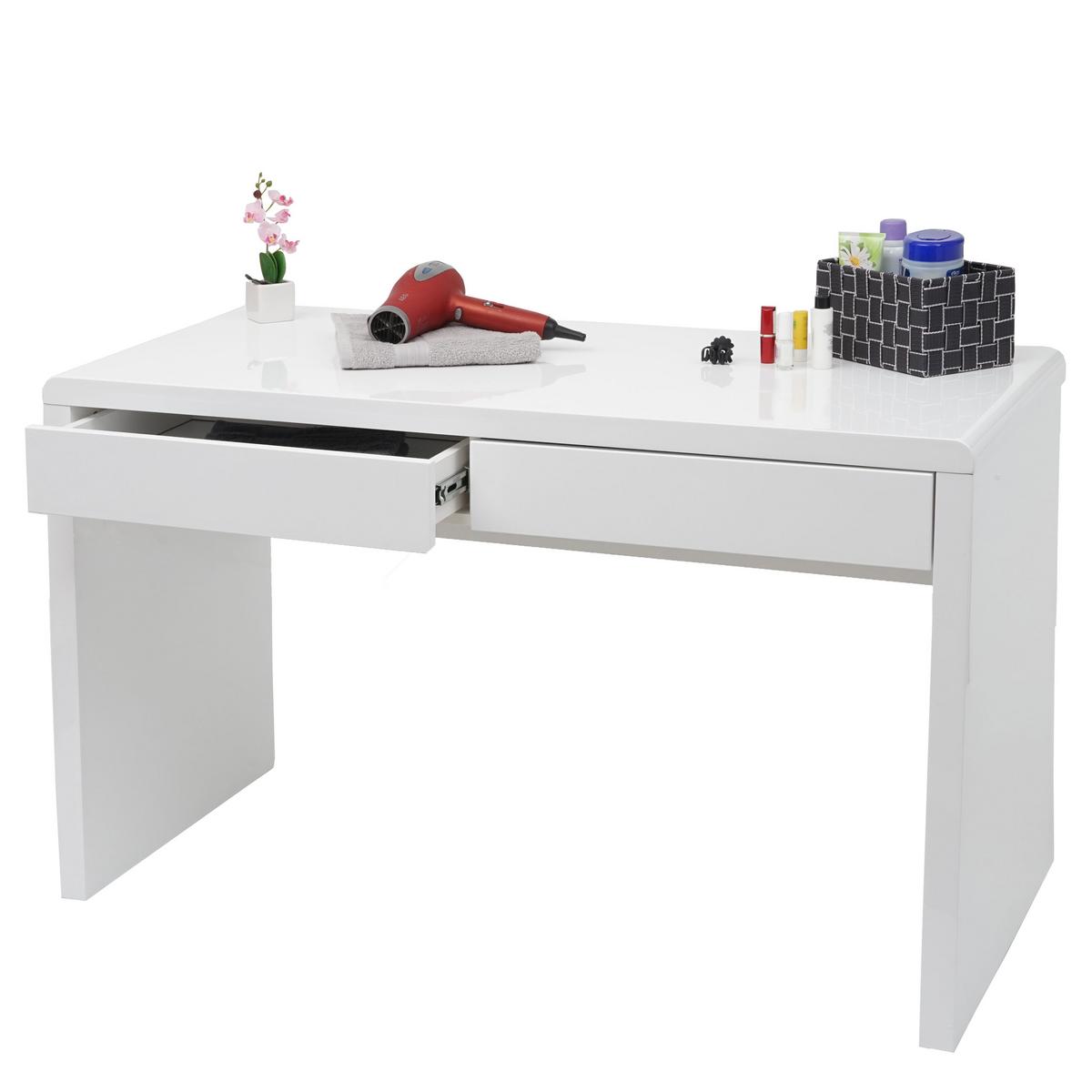 SCHMINKTISCH G5 rechteck Weiß - Weiß, Holzwerkstoff (58/100/75cm) - MCW