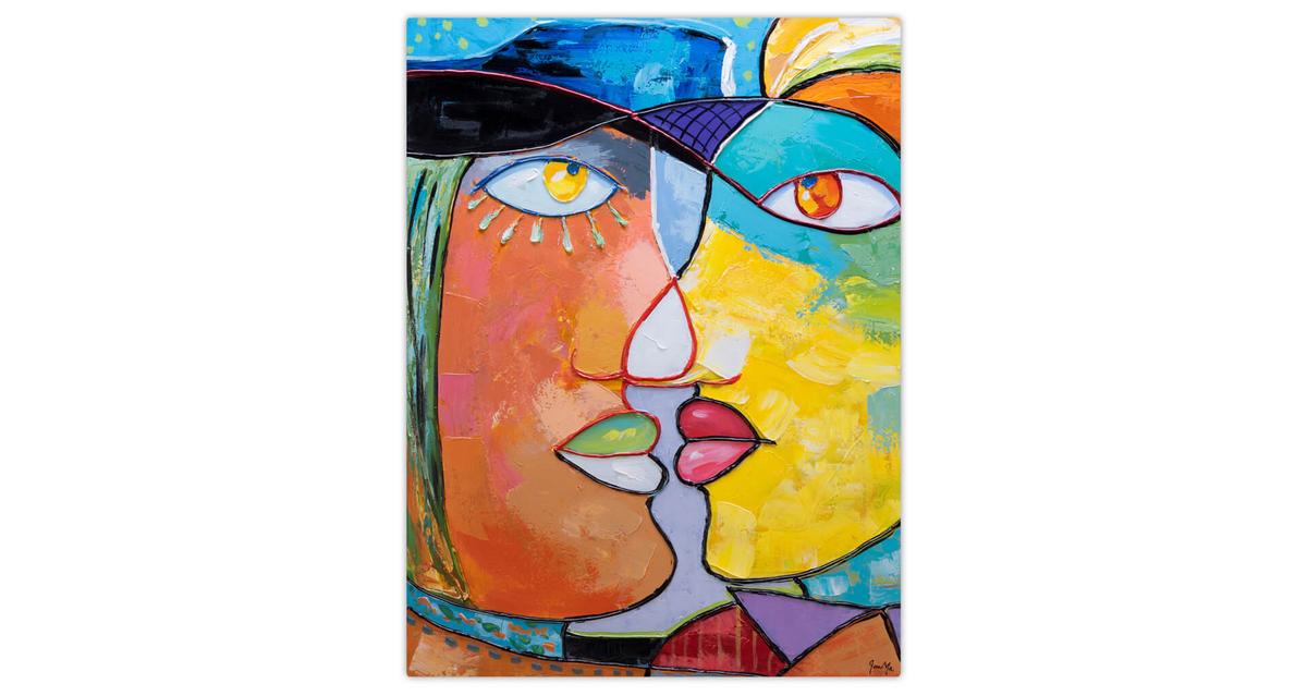 ACRYLBILD HANDGEMALT 75/100 cm - Multicolor, Holz/Textil (75/100cm) - KUNSTLOFT