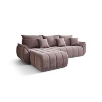 ECKSOFA Louise - Flieder, Holzwerkstoff/Textil (185/280cm) - Fun Möbel