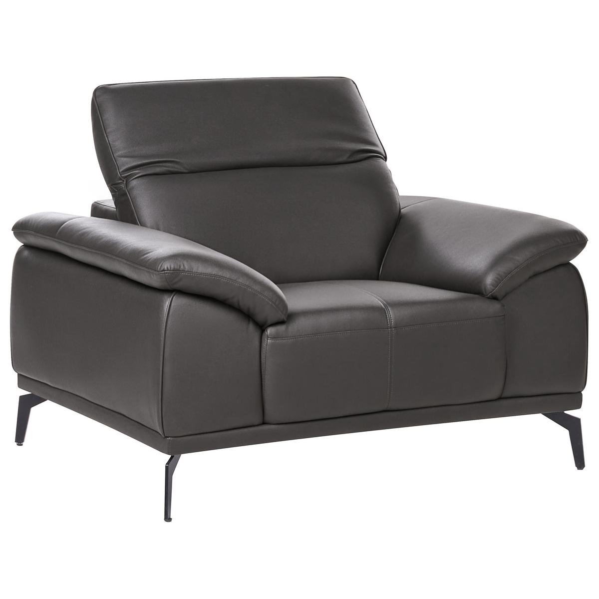 SESSEL Stoff Schwarz Vejen - Schwarz, Textil (112/91/92cm) - Beliani