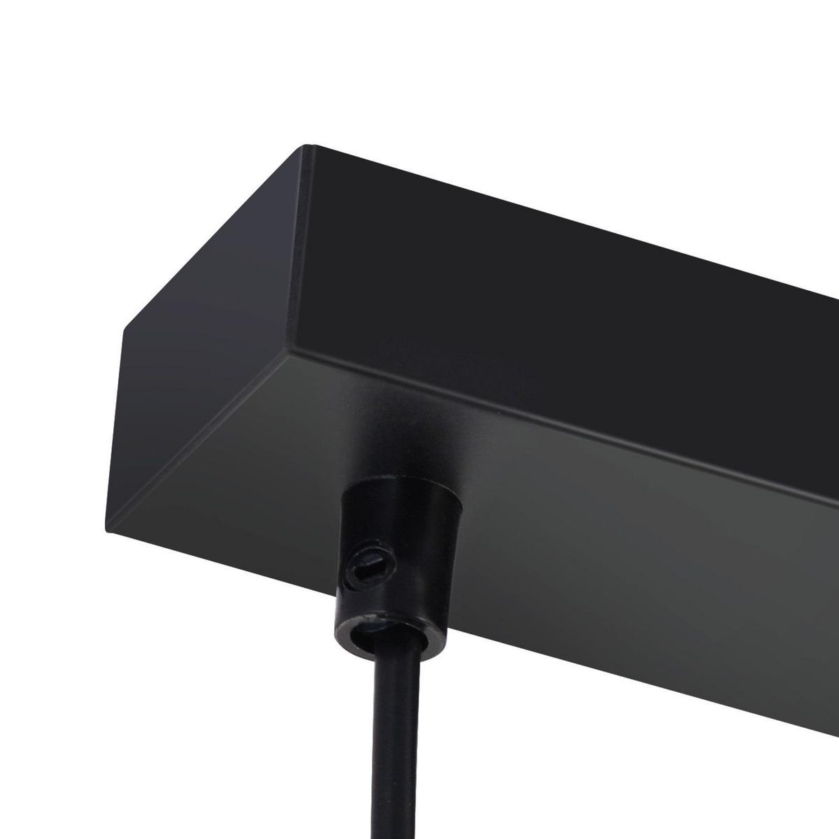 PENDELLEUCHTE Marr 40/5/140 cm - Schwarz, Metall (5/40/140cm) - Nettlife