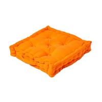 SITZKISSEN orange 50/50/10 cm – Bodenkissen unifarben - Orange, Textil (50/50/10cm) - Homescapes