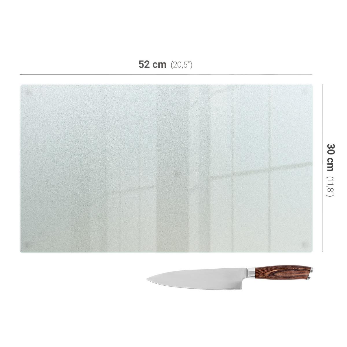 KÜCHENRÜCKWAND Glas 52x30 cm - Transparent, Glas (52/30/0.4cm) - Wallfluent