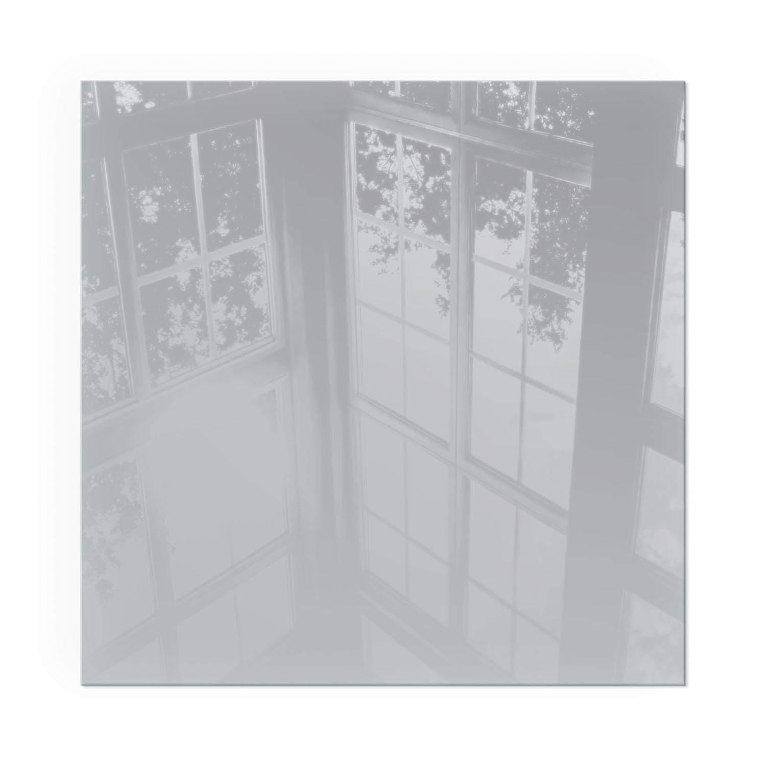 GLASPLATTE für Kamin 60x60 cm - Grau, Glas (60/60/0.4cm) - TULUP