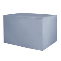 REGENSCHUTZ für Gartenmöbel grau 210/150/90 cm Chuva - Grau, Kunststoff (210/90/150cm) - Beliani