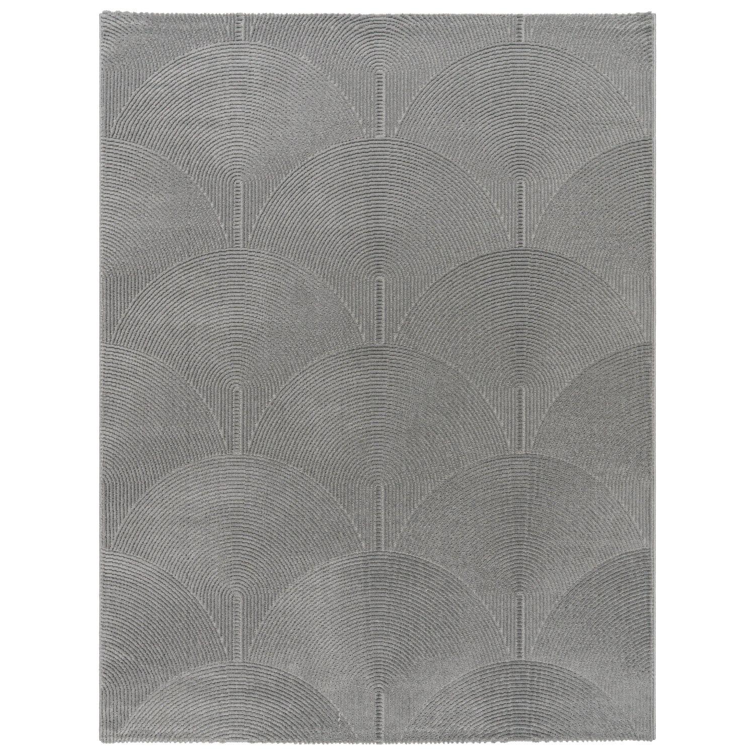 FLACHWEBETEPPICH Boho Anthrazit 200 x 280 cm - Anthrazit, Kunststoff (200/280cm) - TT Home