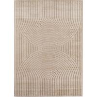 TEPPICH Outdoor ENGADIN in Beige, im Skandi-Stil mit 3D-Design, 240 x 340 cm - Beige, Textil (340/240cm) - KADIMA DESIGN