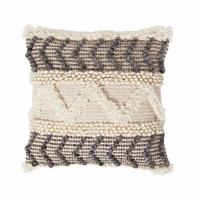 KELIM-KISSEN Lindi 45/45 cm - Creme, Textil (45/45cm) - Homescapes