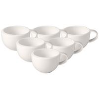 MOKKA-/ ESPRESSOTASSE NewMoon weiß 50 ml 6er Set - Weiß, Keramik (0.05L) - Villeroy & Boch