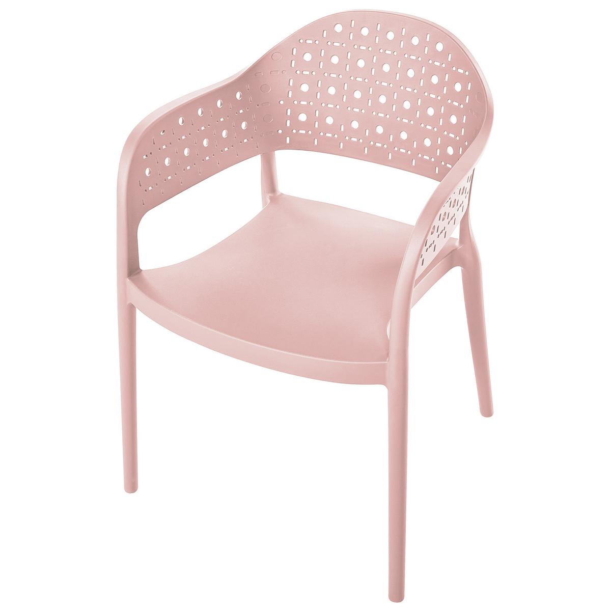 STUHL 4er-Set Rosa Narino - Pink, Kunststoff (55/78/50cm) - Beliani
