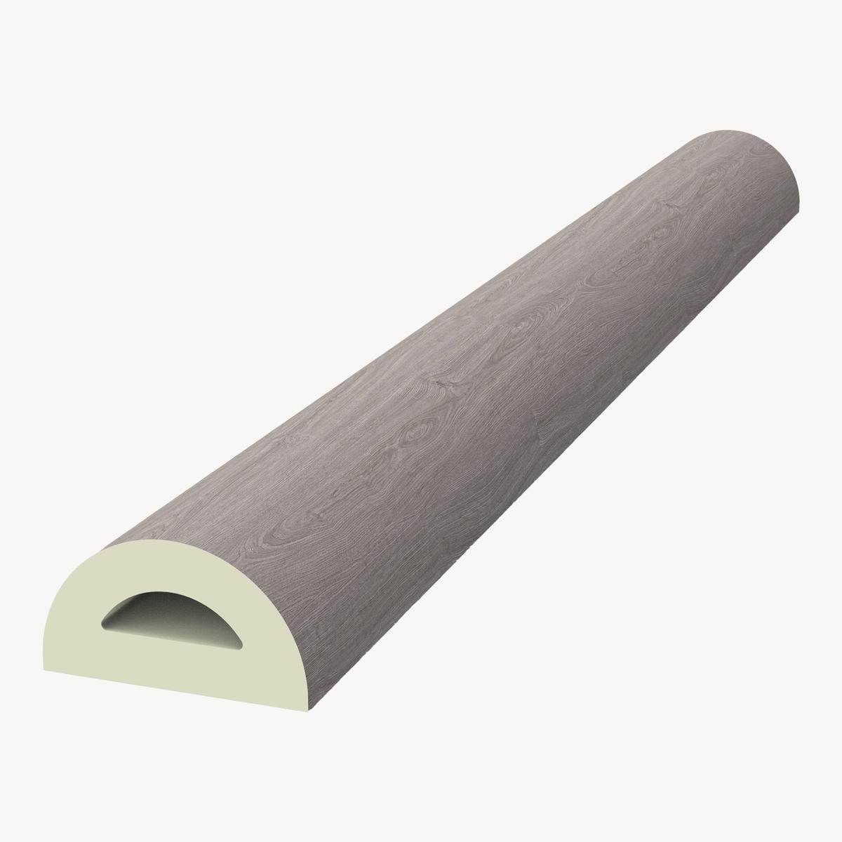 TREPPENVERKLEIDUNG-SET 2 TLG. Bunschoten - Eschefarben, Kunststoff (120/32cm) - NEU.HOLZ