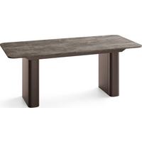 ESSTISCH Riven rechteckig ausziehbar verlängerbar mit Butterfly-Auszug, Beton Dunkelgrau 180-276/90/76 cm - Dunkelgrau/Braun, Holzwerkstoff/Metall (90/276/76cm) - WFL GROUP