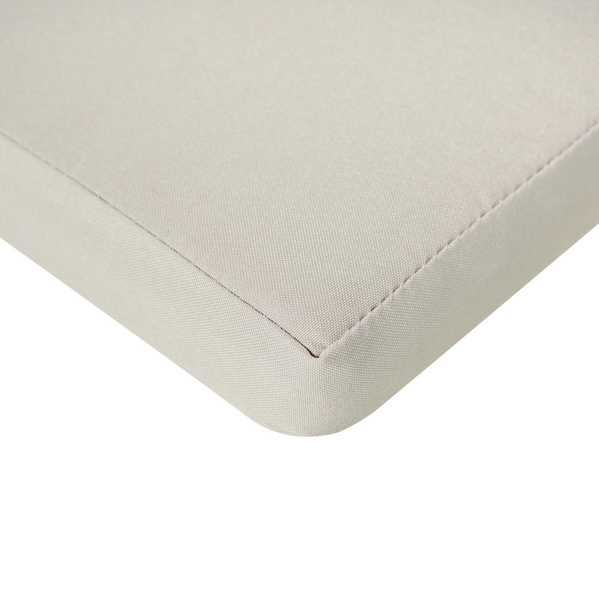 GARTENSTUHLKISSEN 8er-Set Taupe 46/46 cm Sassari Premium - Taupe, Textil (46/5/46cm) - Beliani