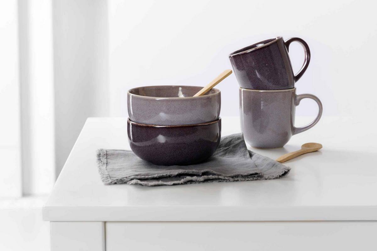 MÜSLISCHALEN Matilda beere ø 14,5 cm 4er Set - Beere, Keramik (14.5cm) - Ritzenhoff Breker