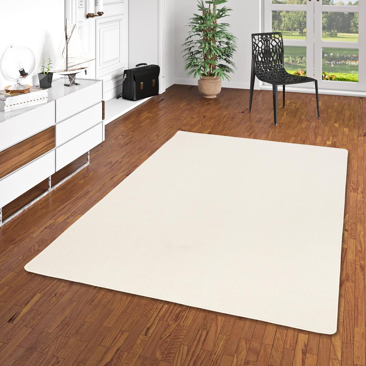 TREND VELOURS TEPPICH JOY - Creme, Textil (200/250cm) - Snapstyle