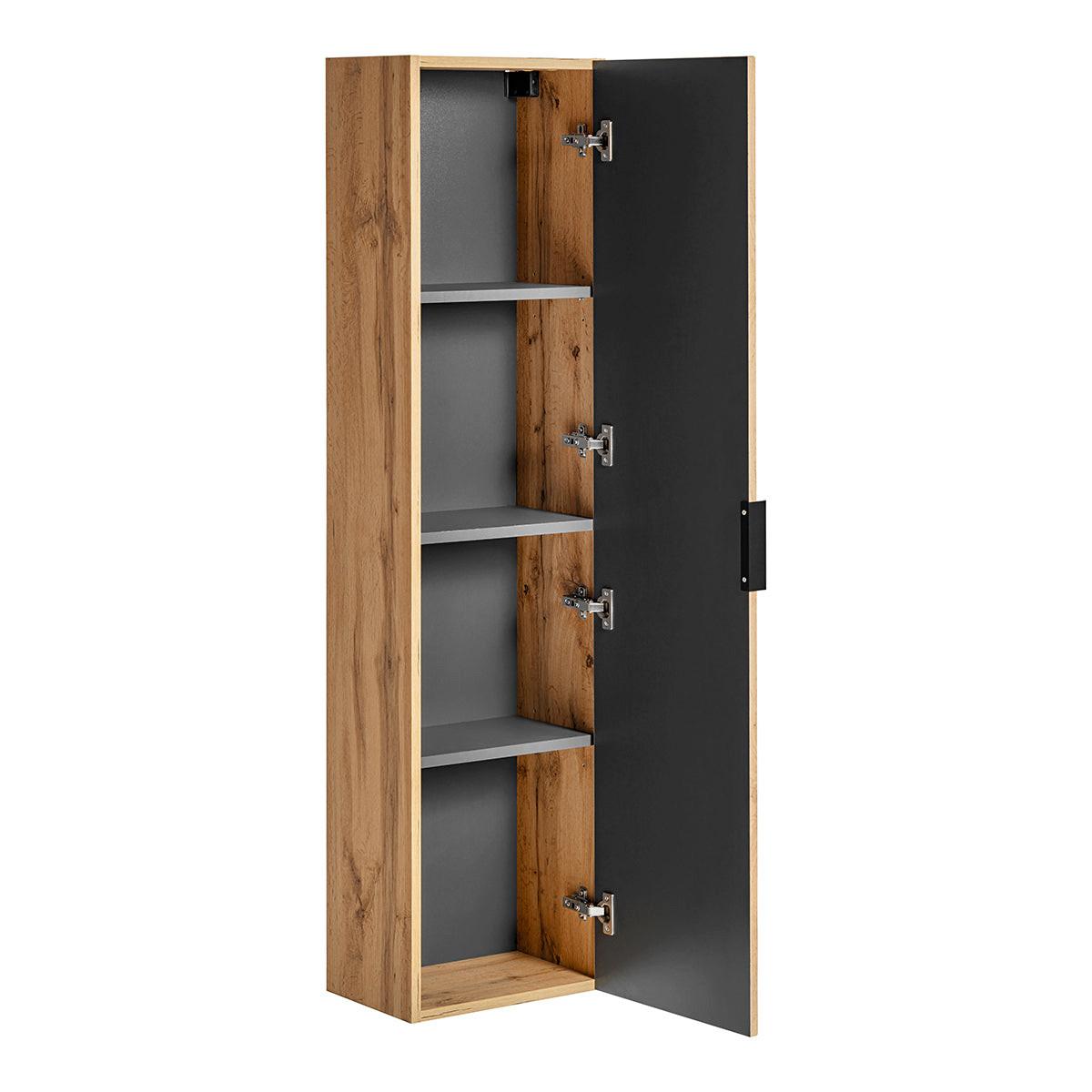BADMÖBEL 60.6cm Adriel 2er-Set Holz - Braun, Holzwerkstoff (60.6/59/46cm) - Petits-meubles
