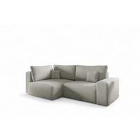 ECKSOFA Arona Mit Schlaffunktion - Hellgrau, Holzwerkstoff/Textil (148/253cm) - Fun Möbel