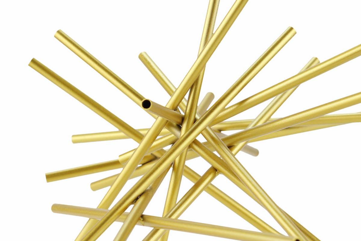SKULPTUR Gold 45/33 cm - Goldfarben, Metall (1.73/33/28cm) - KUNSTLOFT
