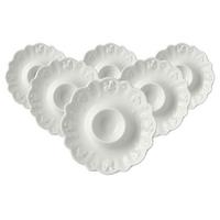 EIERBECHER Toy's Delight Royal Classic weiß ø 11,5 cm 6er Set - Weiß, Keramik (11.5/2.5/11.5cm) - Villeroy & Boch