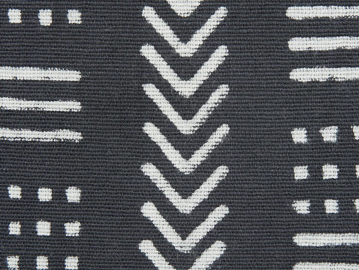 DEKOKISSEN 2er-Set Cremeweiß 45/45 cm Benzoin - Ecru, Naturmaterialien/Textil (45/45cm) - Beliani