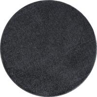 TEPPICH Kurzflor MAIN in Grau, einfarbig, Ø 120 cm - Grau, Textil (120/120cm) - KADIMA DESIGN