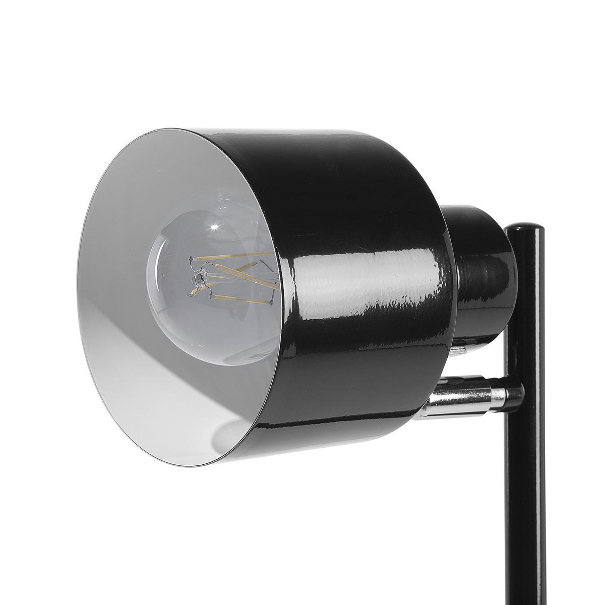 STEHLAMPE Corbones 23/23/149 cm - Schwarz, Metall (23/23/149cm) - Beliani